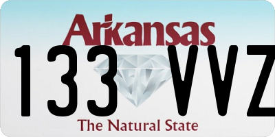 AR license plate 133VVZ