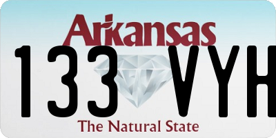 AR license plate 133VYH
