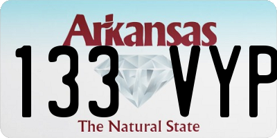 AR license plate 133VYP