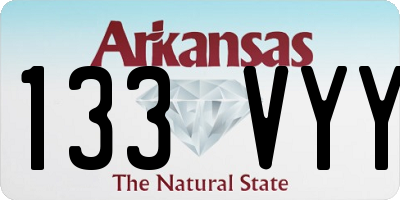 AR license plate 133VYY