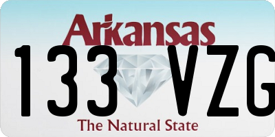 AR license plate 133VZG