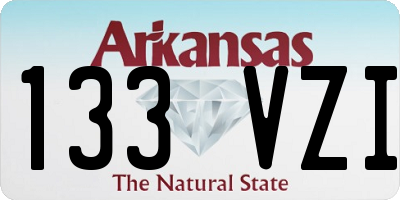 AR license plate 133VZI