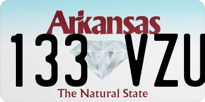 AR license plate 133VZU