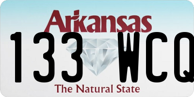 AR license plate 133WCQ