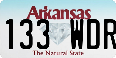 AR license plate 133WDR