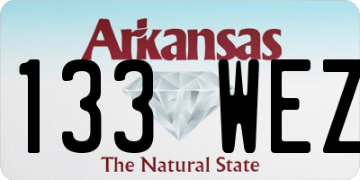 AR license plate 133WEZ