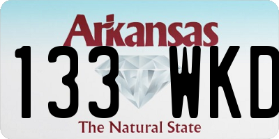 AR license plate 133WKD