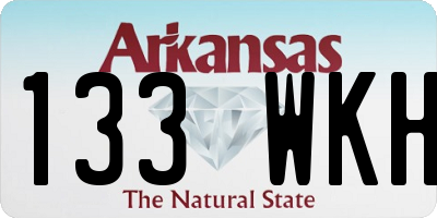 AR license plate 133WKH