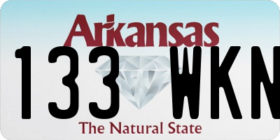 AR license plate 133WKN