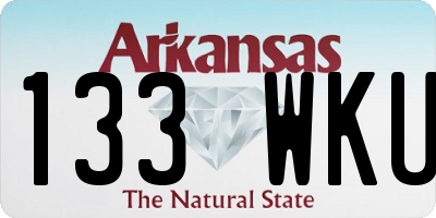 AR license plate 133WKU