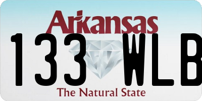 AR license plate 133WLB