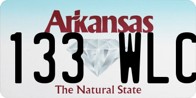 AR license plate 133WLC