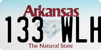 AR license plate 133WLH
