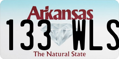 AR license plate 133WLS