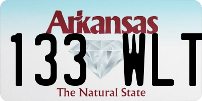 AR license plate 133WLT