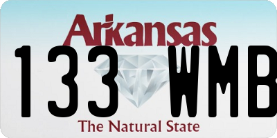 AR license plate 133WMB
