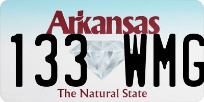AR license plate 133WMG