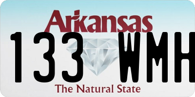 AR license plate 133WMH