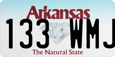 AR license plate 133WMJ
