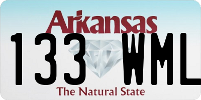 AR license plate 133WML