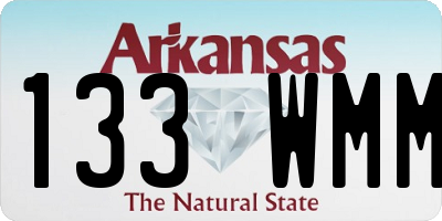 AR license plate 133WMM