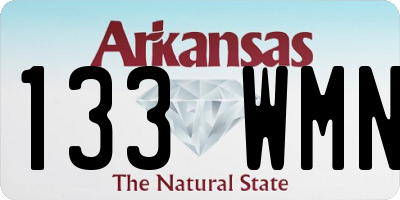 AR license plate 133WMN