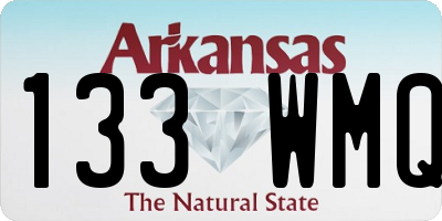AR license plate 133WMQ