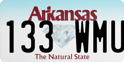 AR license plate 133WMU