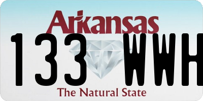 AR license plate 133WWH