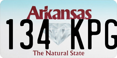 AR license plate 134KPG