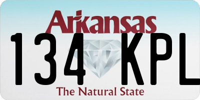 AR license plate 134KPL