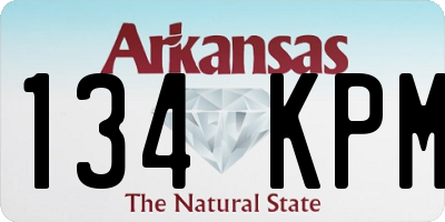 AR license plate 134KPM