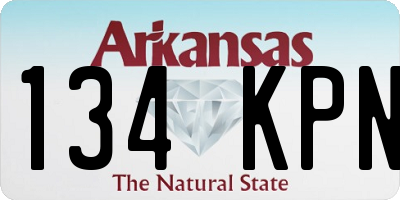 AR license plate 134KPN