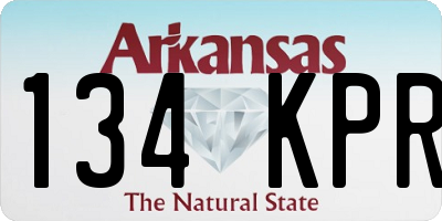 AR license plate 134KPR