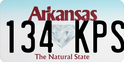 AR license plate 134KPS