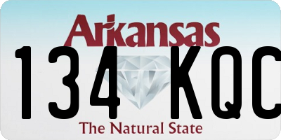 AR license plate 134KQC