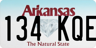 AR license plate 134KQE