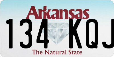 AR license plate 134KQJ