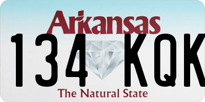AR license plate 134KQK