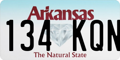 AR license plate 134KQN