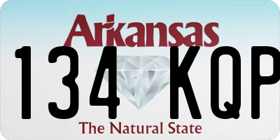 AR license plate 134KQP