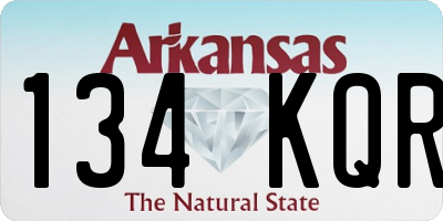 AR license plate 134KQR