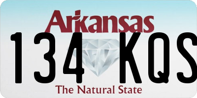 AR license plate 134KQS