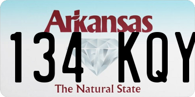 AR license plate 134KQY