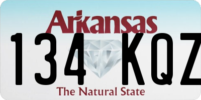 AR license plate 134KQZ