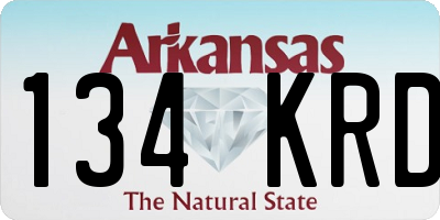 AR license plate 134KRD