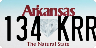 AR license plate 134KRR