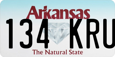AR license plate 134KRU