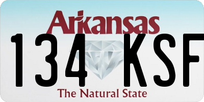 AR license plate 134KSF