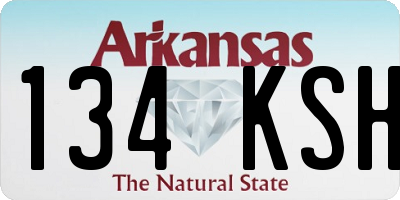 AR license plate 134KSH